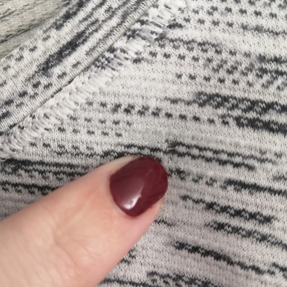 Lululemon Meant To Move Long Sleeve in Tiger  Space Dye Black White Small (4/6) - Picture 10 of 16